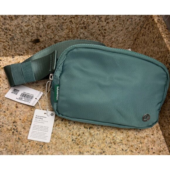 Lululemon Everywhere Belt Bag Extended Strap Tidewater Teal NWT Water Repellent - Picture 6 of 11